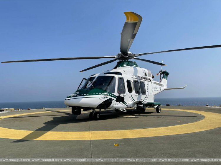 Dubai Police Air Wing airlifts Worker who fell on Head